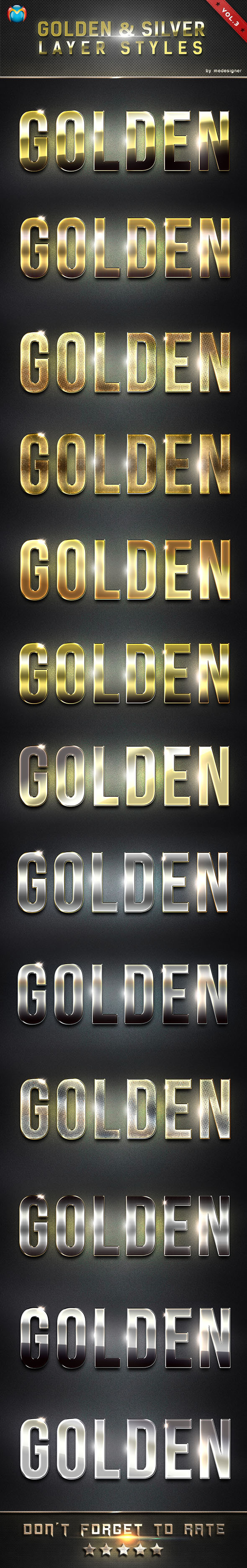 GraphicRiver Golden & Silver Layer Styles V.3 11546796 GraphicRiver Golden & Silver Layer Styles V.3 11546796