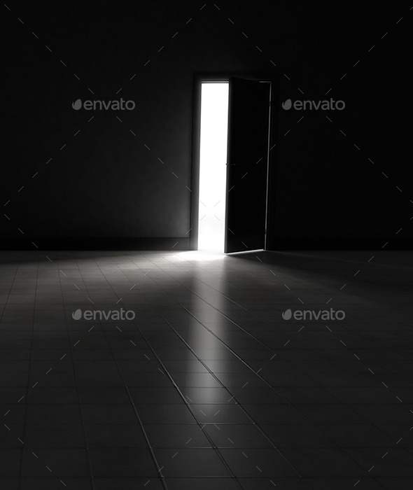 GraphicRiver Open Door to Dark Room with Bright Light 11546855 GraphicRiver Open Door to Dark Room with Bright Light 11546855
