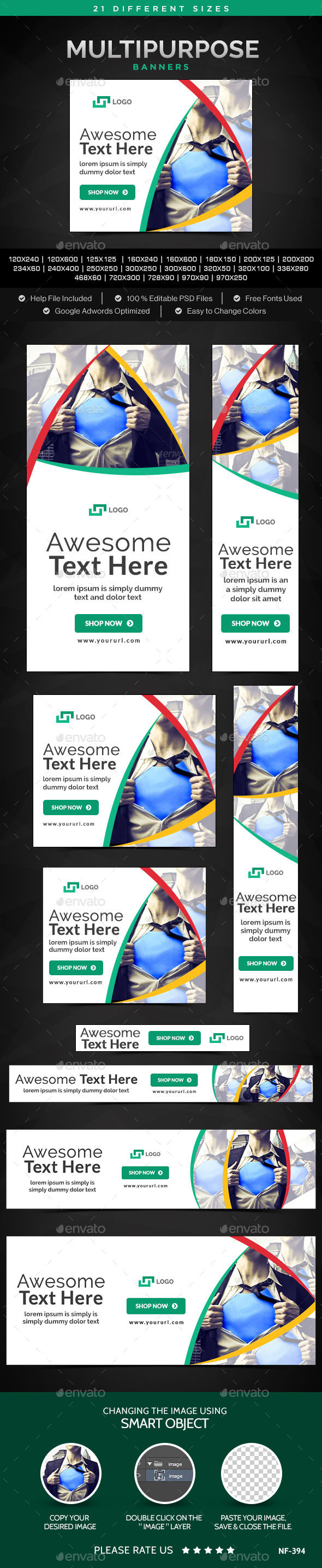 GraphicRiver Multipurpose Banners 11546971 GraphicRiver Multipurpose Banners 11546971
