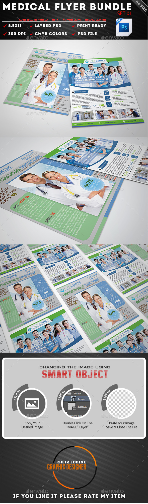 GraphicRiver Medical Flyer Template Bundle Set 01 11547121 GraphicRiver Medical Flyer Template Bundle Set 01 11547121