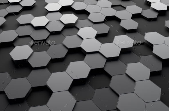 GraphicRiver Abstract 3D Rendering Of Surface With Hexagons 11547198 GraphicRiver Abstract 3D Rendering Of Surface With Hexagons 11547198