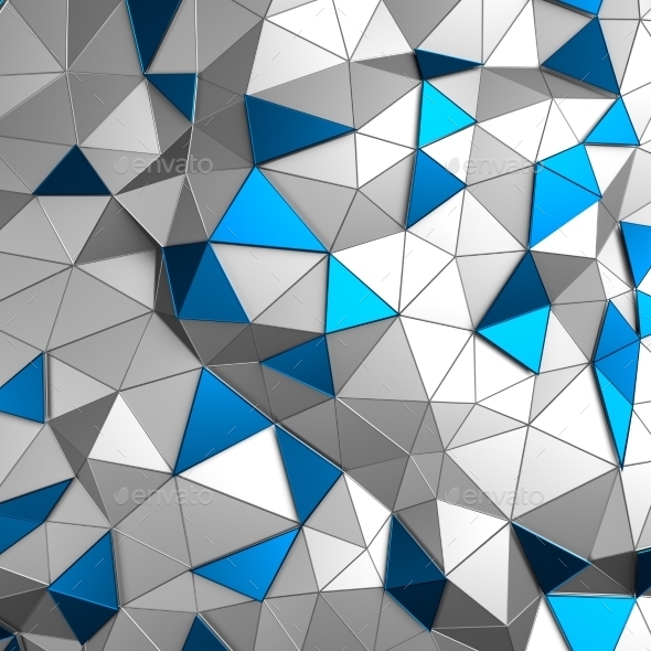 GraphicRiver Abstract 3D Rendering Of Low Poly Metal Surface 11547232 GraphicRiver Abstract 3D Rendering Of Low Poly Metal Surface 11547232