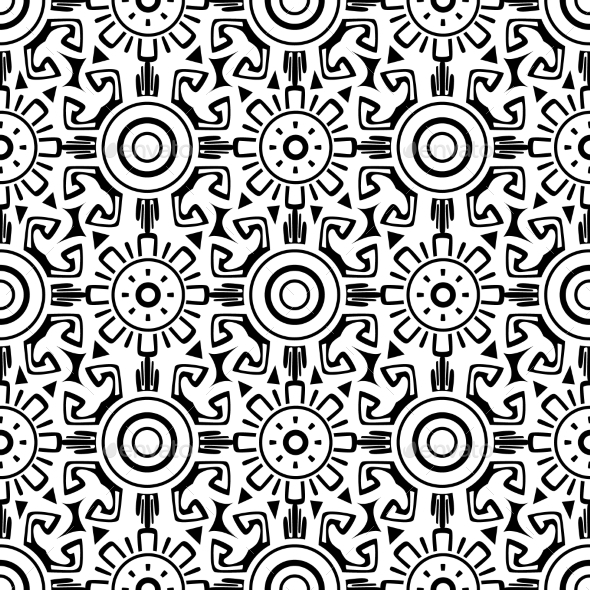 GraphicRiver Tribal Wheels Seamless Pattern 11547261 GraphicRiver Tribal Wheels Seamless Pattern 11547261