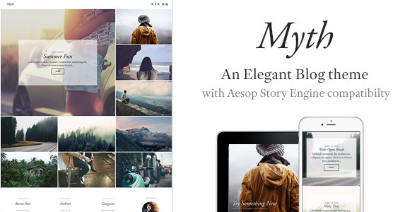 Myth - An Elegant Storytelling WordPress Blog Theme