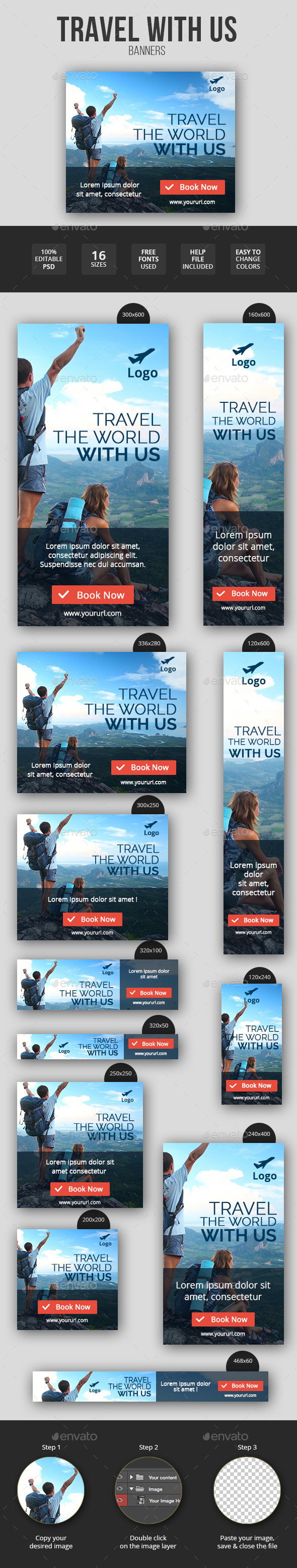 GraphicRiver Flat & Minimal Travel Banners 11547501 GraphicRiver Flat & Minimal Travel Banners 11547501