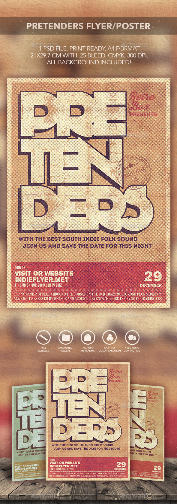 GraphicRiver Pretenders Flyer Poster 11547887 GraphicRiver Pretenders Flyer Poster 11547887