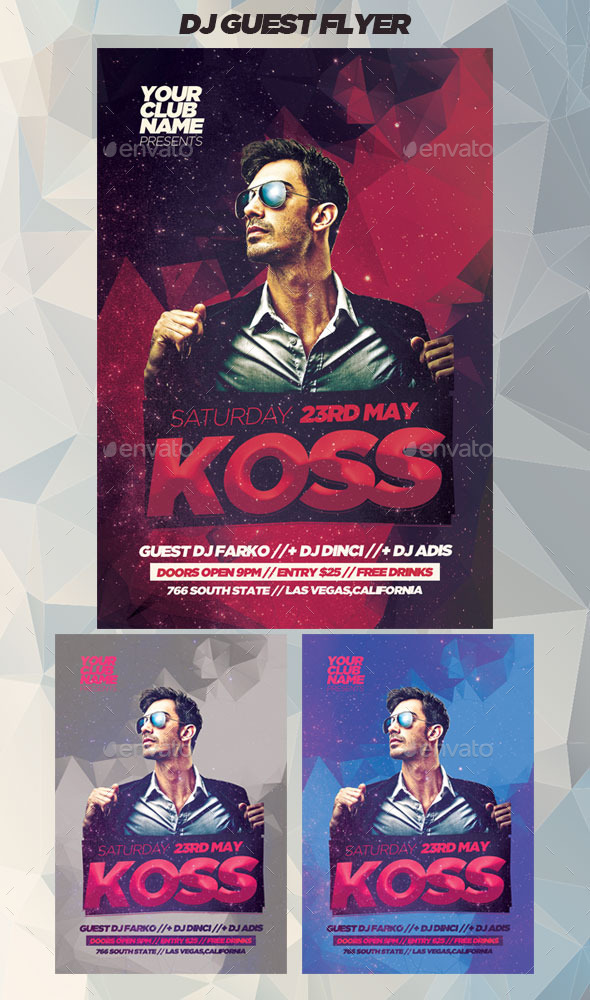 GraphicRiver Electro House Music Flyer 11547900 GraphicRiver Electro House Music Flyer 11547900