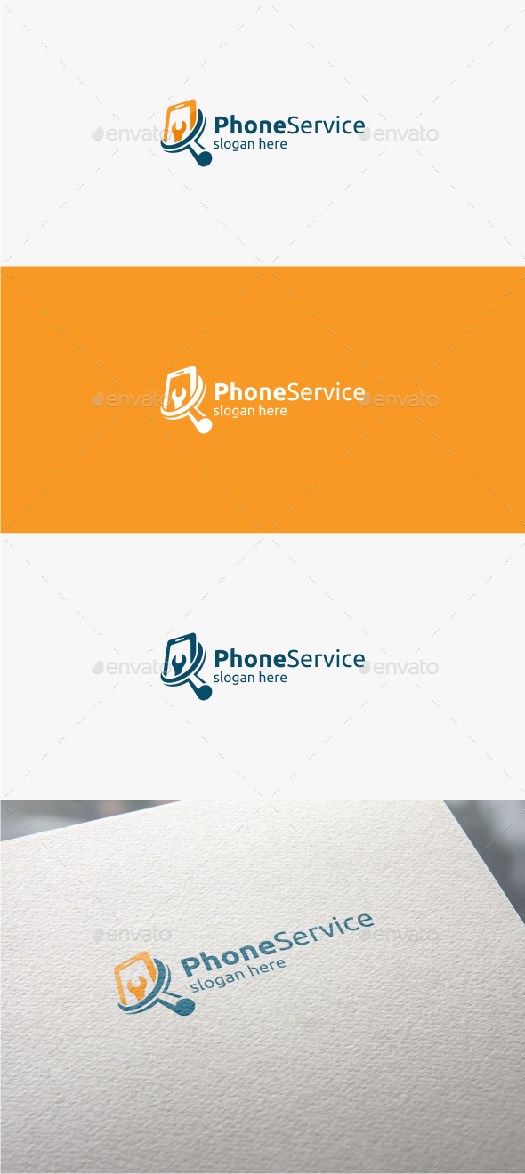 GraphicRiver Phone Service Logo Template 11547913 GraphicRiver Phone Service Logo Template 11547913