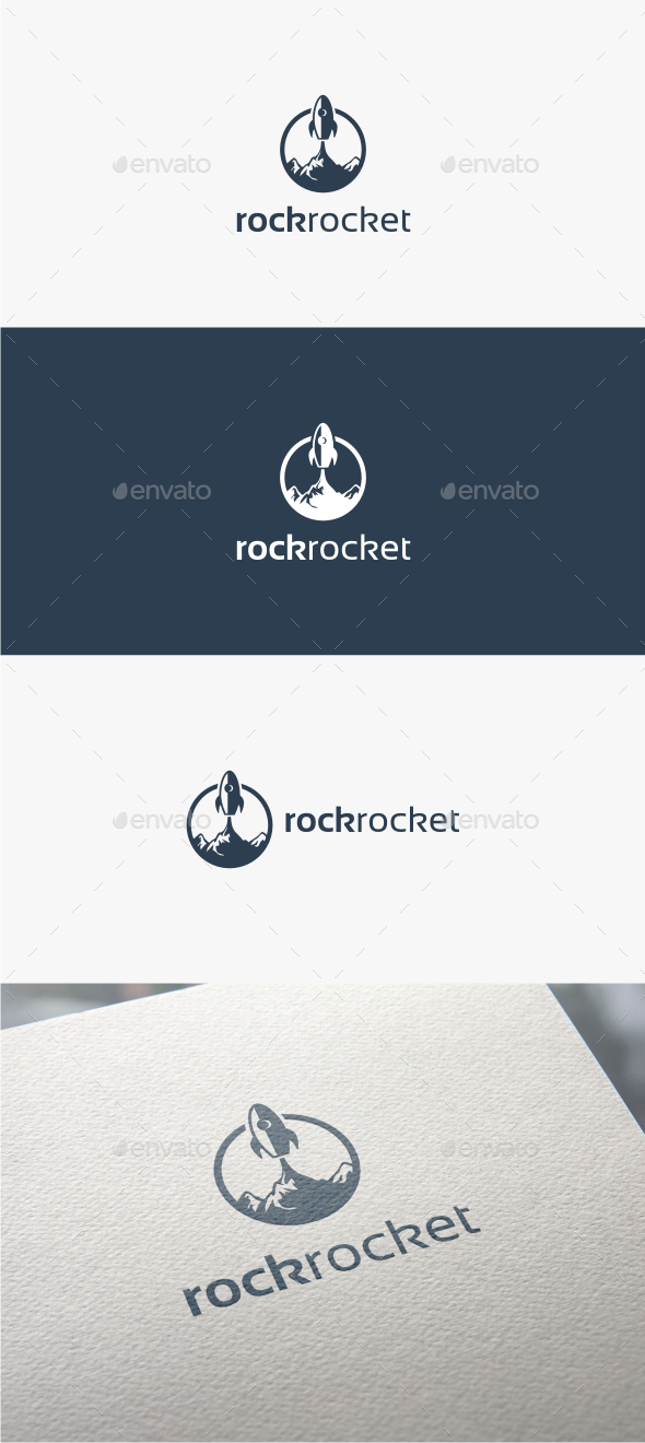 GraphicRiver Rock Rocket Logo Template 11548011 GraphicRiver Rock Rocket Logo Template 11548011