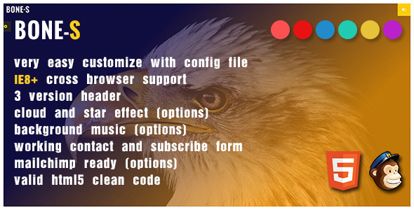 ThemeForest Bone-S Responsive Coming Soon Template 11489999 ThemeForest Bone-S Responsive Coming Soon Template 11489999