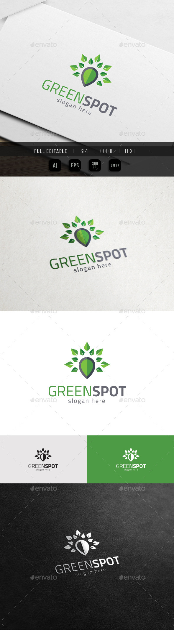 GraphicRiver Green Spot Nature Map Eco Locator Logo 11548375 GraphicRiver Green Spot Nature Map Eco Locator Logo 11548375