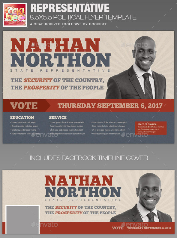 GraphicRiver Representative Political Flyer Template 11548581 GraphicRiver Representative Political Flyer Template 11548581