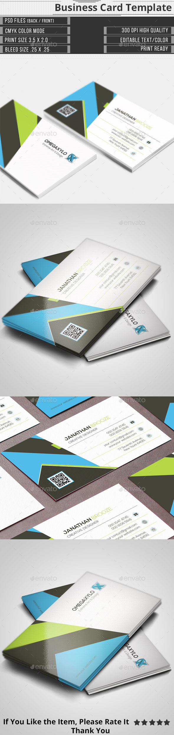 GraphicRiver Corporate Business Card 11548605 GraphicRiver Corporate Business Card 11548605