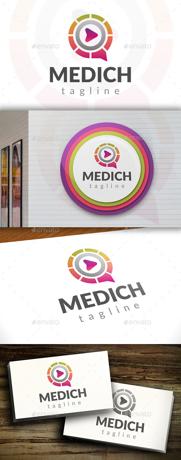 GraphicRiver Media Chat Logo 11549759 GraphicRiver Media Chat Logo 11549759
