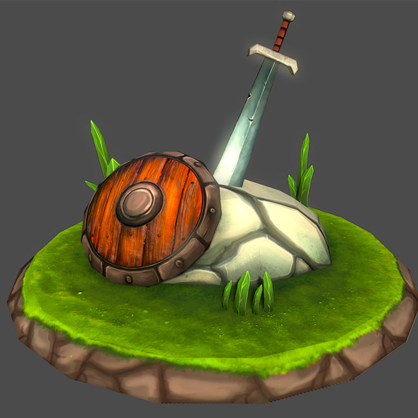 3DOcean Sword & Shield Game Assets 7820806 3DOcean Sword & Shield Game Assets 7820806