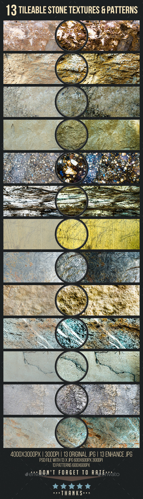 GraphicRiver 13 Tileable Stone Textures Patterns and Images 11551336 GraphicRiver 13 Tileable Stone Textures Patterns and Images 11551336