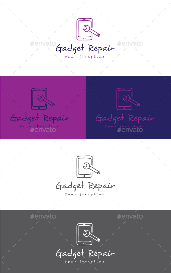 GraphicRiver Gadget Repair Logo 11551593 GraphicRiver Gadget Repair Logo 11551593