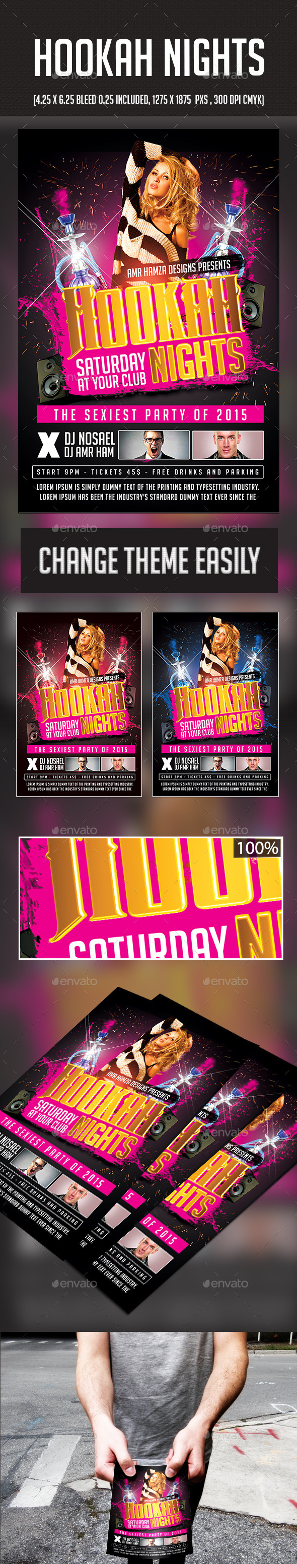 GraphicRiver Hookah Nights 11552168 GraphicRiver Hookah Nights 11552168