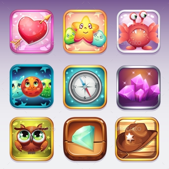 GraphicRiver Set Icons For App Store And Google Play To 11553522 GraphicRiver Set Icons For App Store And Google Play To 11553522
