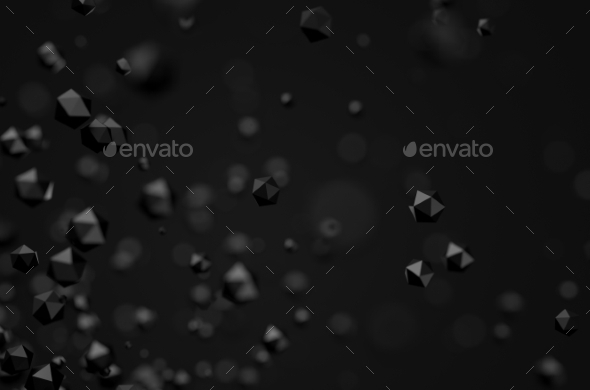 GraphicRiver Abstract Rendering Of Low Poly Chaotic Particles 11554170 GraphicRiver Abstract Rendering Of Low Poly Chaotic Particles 11554170
