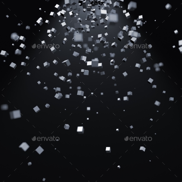GraphicRiver Abstract 3D Rendering Of Flying Cubes 11554305 GraphicRiver Abstract 3D Rendering Of Flying Cubes 11554305