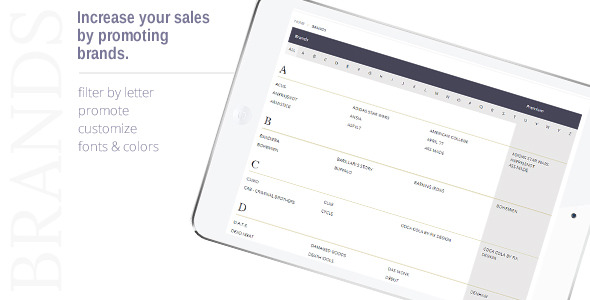 Brands List module for Prestashop 1.6