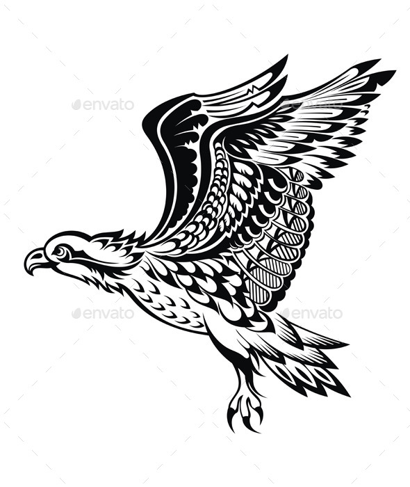 GraphicRiver Hand Drawn Eagle 11554496 GraphicRiver Hand Drawn Eagle 11554496