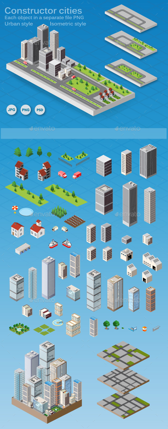 GraphicRiver Constructor Cities 11554707 GraphicRiver Constructor Cities 11554707