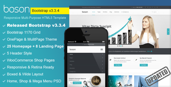 Boson - Responsive Bootstrap HTML5 Template