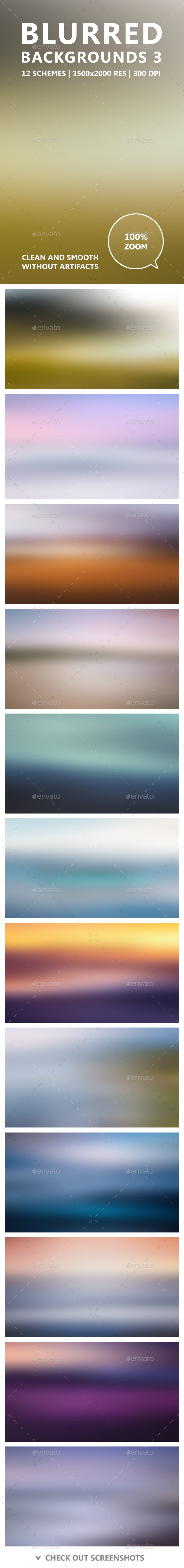 GraphicRiver Blurred Backgrounds 3 11554916 GraphicRiver Blurred Backgrounds 3 11554916