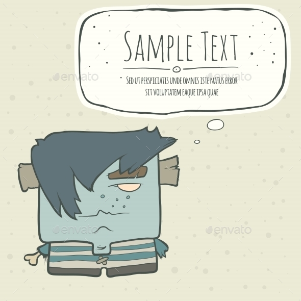 GraphicRiver Illustration Hand Drawn Cartoon Boy Zombie 11556345 GraphicRiver Illustration Hand Drawn Cartoon Boy Zombie 11556345