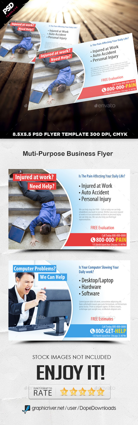 GraphicRiver Multi-Purpose Business Flyer 11556638 GraphicRiver Multi-Purpose Business Flyer 11556638