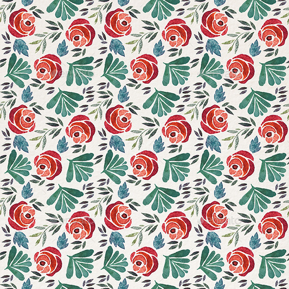 GraphicRiver Rose Pattern 11557751 GraphicRiver Rose Pattern 11557751