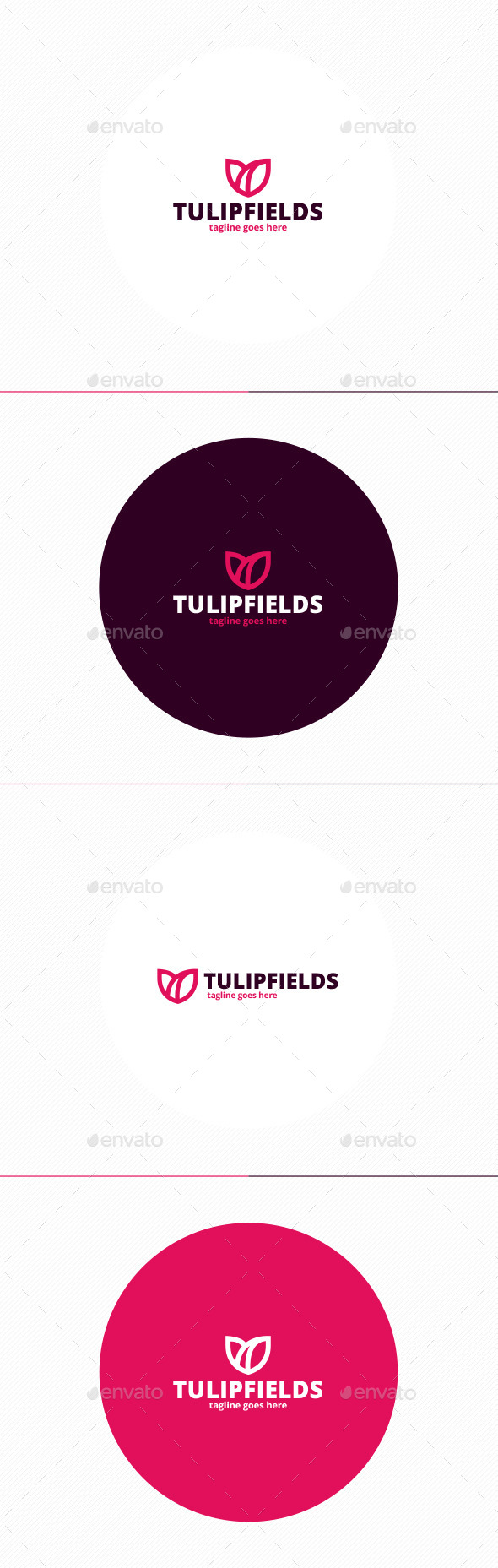 GraphicRiver Tulip Fields Logo 11558187 GraphicRiver Tulip Fields Logo 11558187