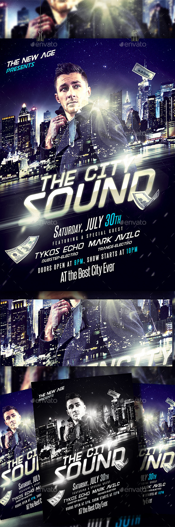 GraphicRiver The City Sound Flyer 11558749 GraphicRiver The City Sound Flyer 11558749