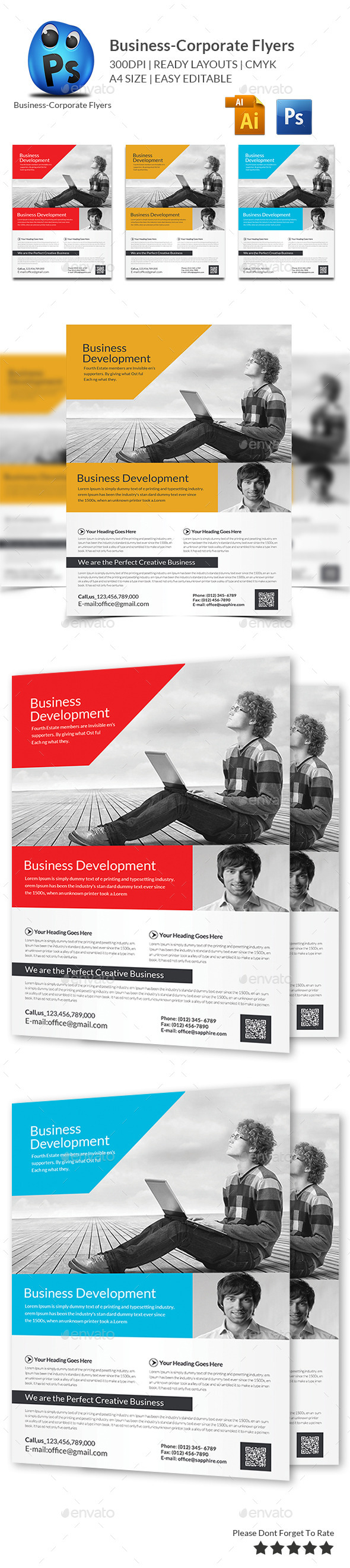GraphicRiver Corporate Business Flyer Template 11560083 GraphicRiver Corporate Business Flyer Template 11560083