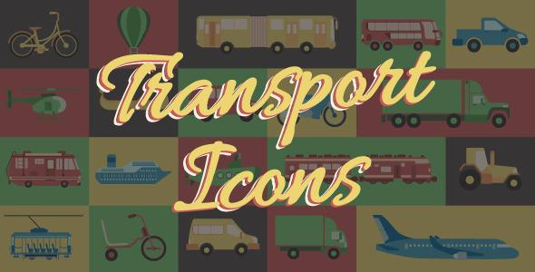 20 Transport Icons Package 20 Transport Icons Package
