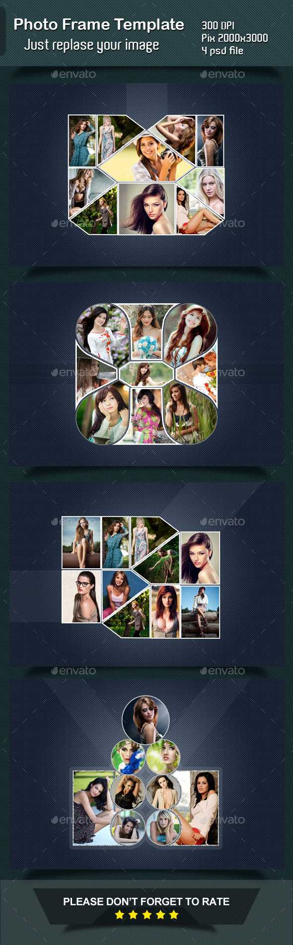 GraphicRiver Photo Frame Templates 11561910 GraphicRiver Photo Frame Templates 11561910
