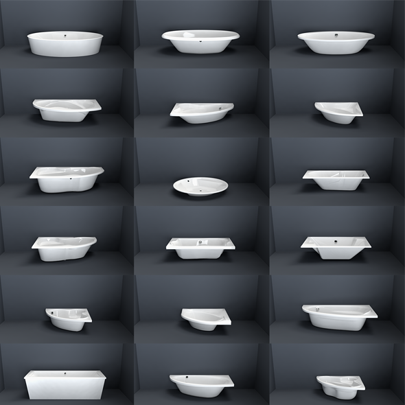 3DOcean Bathroom Bathtubes collection volume 1 11562845 3DOcean Bathroom Bathtubes collection volume 1 11562845