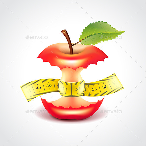 GraphicRiver Apple Stub With Measuring Tape 11565077 GraphicRiver Apple Stub With Measuring Tape 11565077