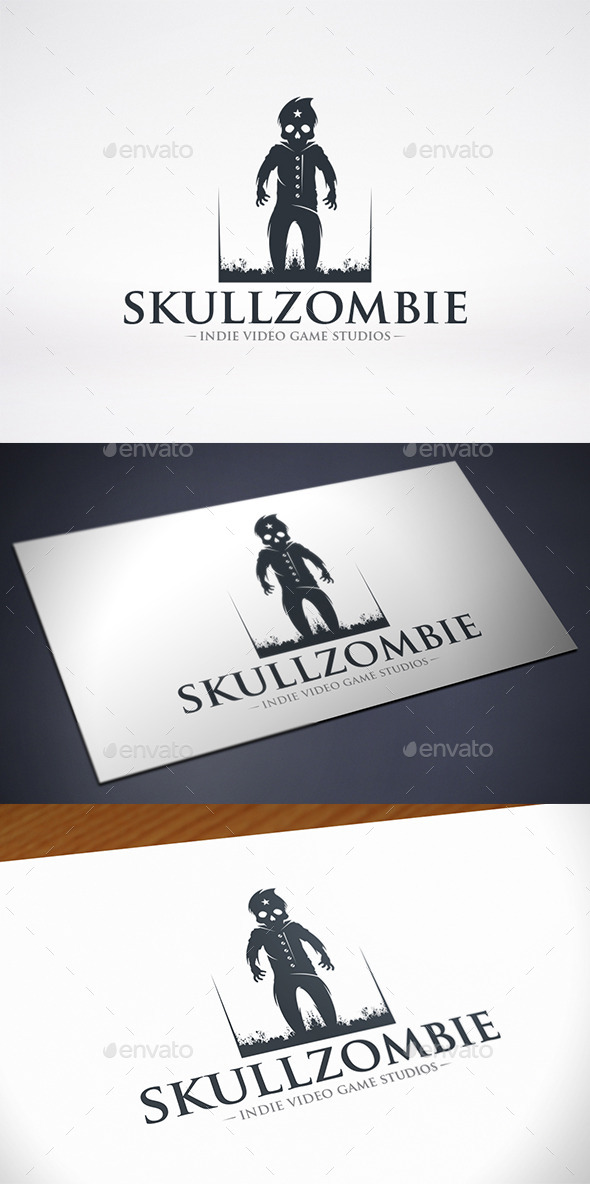 GraphicRiver Skull Zombie Logo Template 11566531 GraphicRiver Skull Zombie Logo Template 11566531