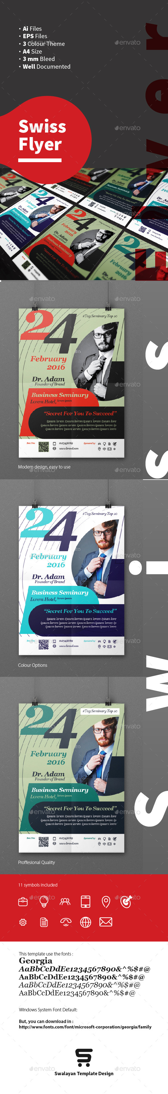 GraphicRiver Swiss Flyer 11569169 GraphicRiver Swiss Flyer 11569169