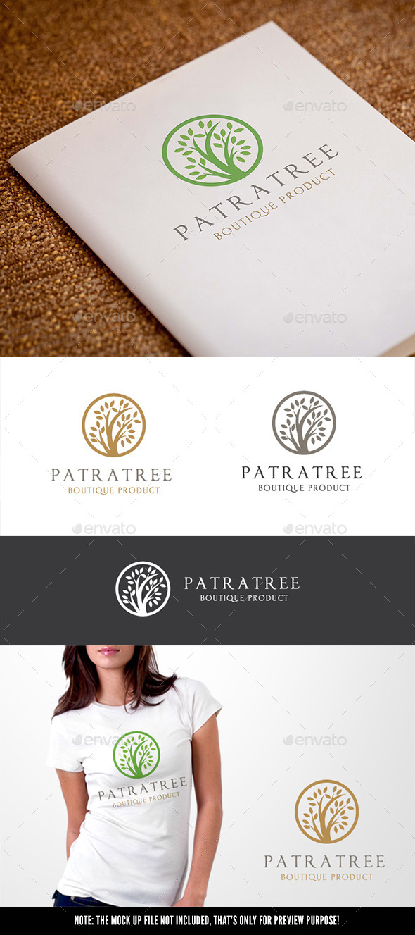 GraphicRiver Tree Logo II 11569993 GraphicRiver Tree Logo II 11569993