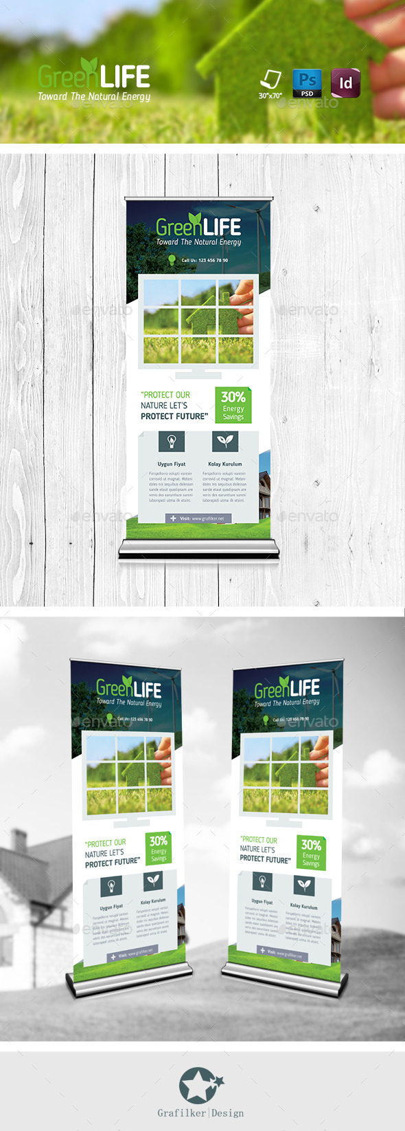 GraphicRiver Green Energy Roll-Up Templates 11570127 GraphicRiver Green Energy Roll-Up Templates 11570127