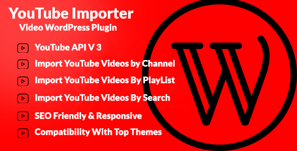 CodeCanyon YouTube Importer Wordpress Video Plugin 11543355 CodeCanyon YouTube Importer Wordpress Video Plugin 11543355