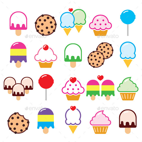 GraphicRiver Sweets Icons 11571493 GraphicRiver Sweets Icons 11571493