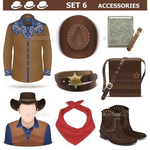 GraphicRiver Male Accessories Set 6 11571613 GraphicRiver Male Accessories Set 6 11571613