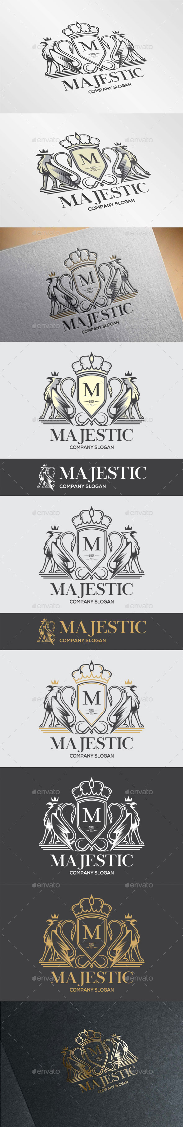 GraphicRiver Majestic Heraldy Logo Template 11572245 GraphicRiver Majestic Heraldy Logo Template 11572245