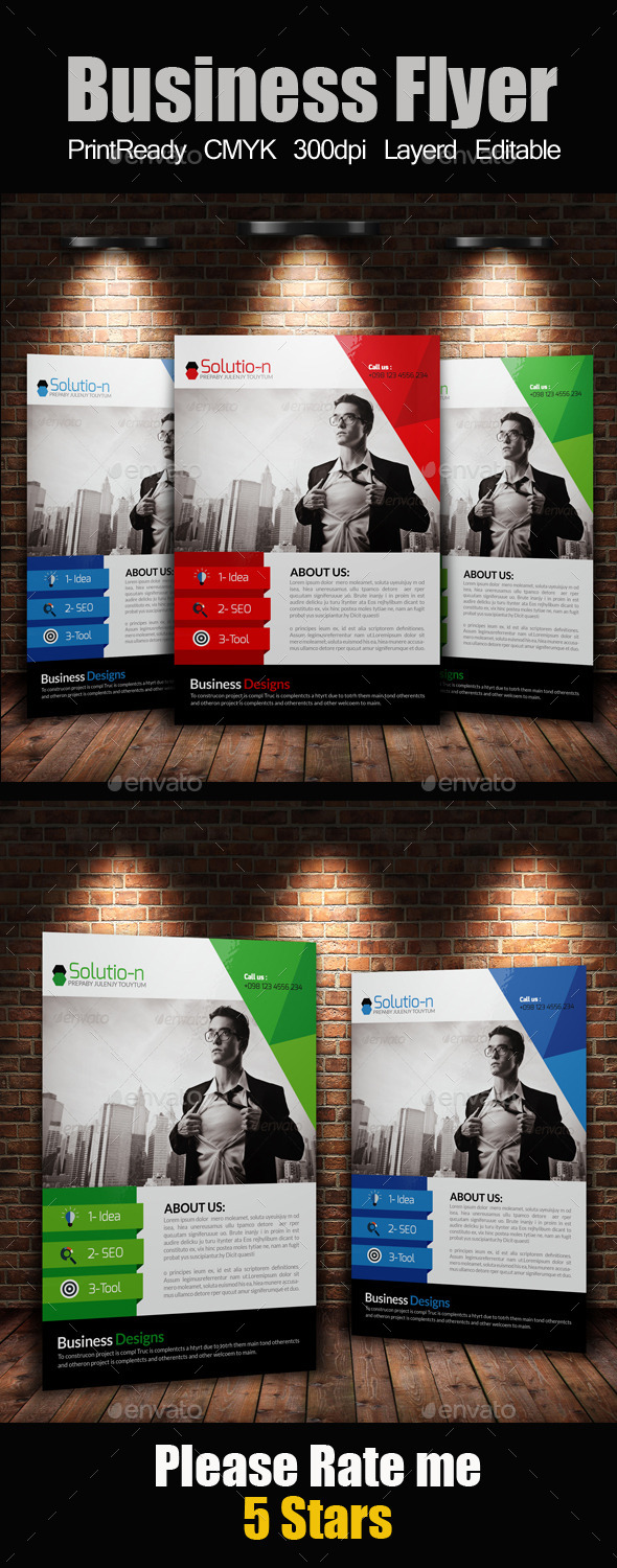 GraphicRiver A4 Business Flyer Template 11576463 GraphicRiver A4 Business Flyer Template 11576463