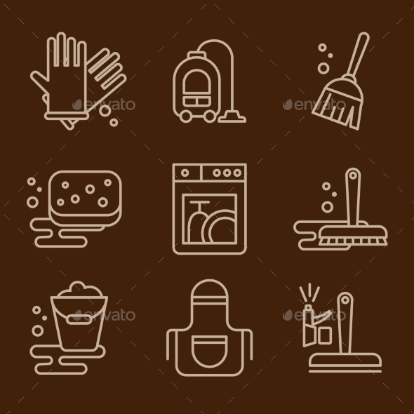 GraphicRiver Vector Icons Cleaning 11576527 GraphicRiver Vector Icons Cleaning 11576527